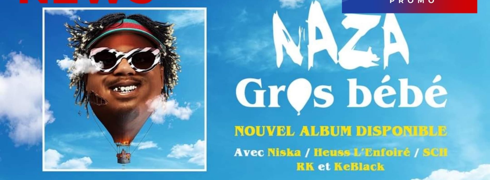 Découvre le nouvel album de Naza intitulé « Gros bébé » , sortie le 13 novembre 2020.