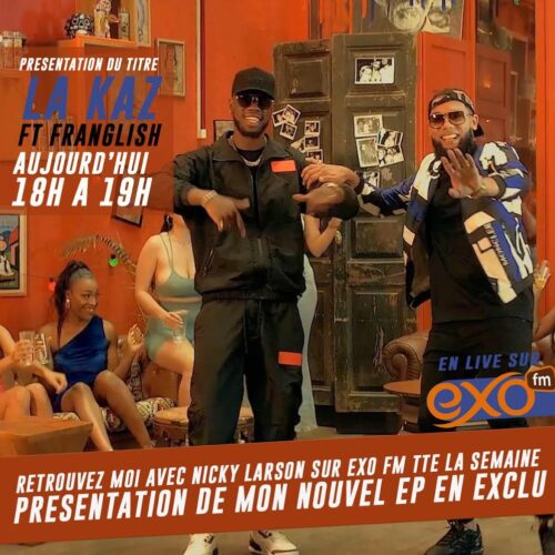TMATT feat FRANGLISH – « La kaz » ‘(clip officiel) – Août 2021–Allon bar lakaz 🔥🇷🇪