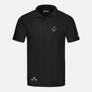 Polo Coqlakour Rooster BLACK-WHITE